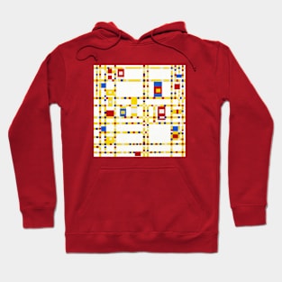 Mondrian Abstract Art Hoodie